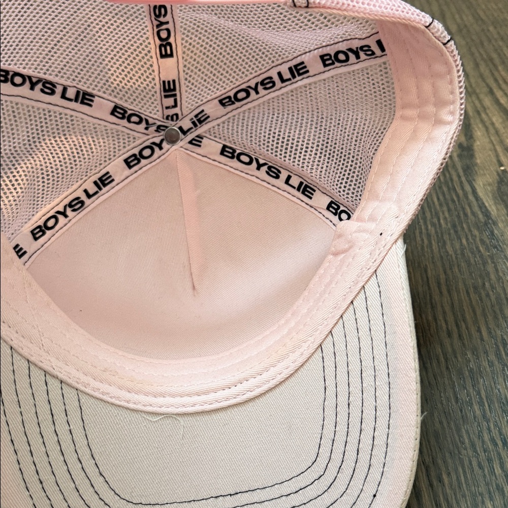 Boys lie miss mayhem Pink trucker hat - Picture 5 of 6